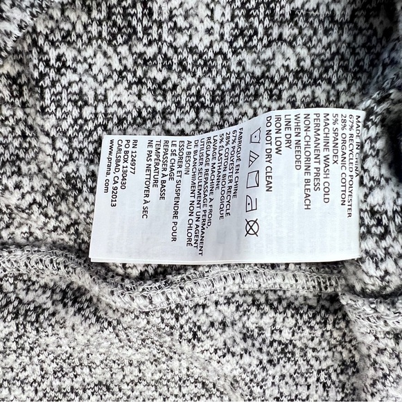 Prana Grey/Black Heathered Sweater Dress Suze XL - Picture 9 of 10